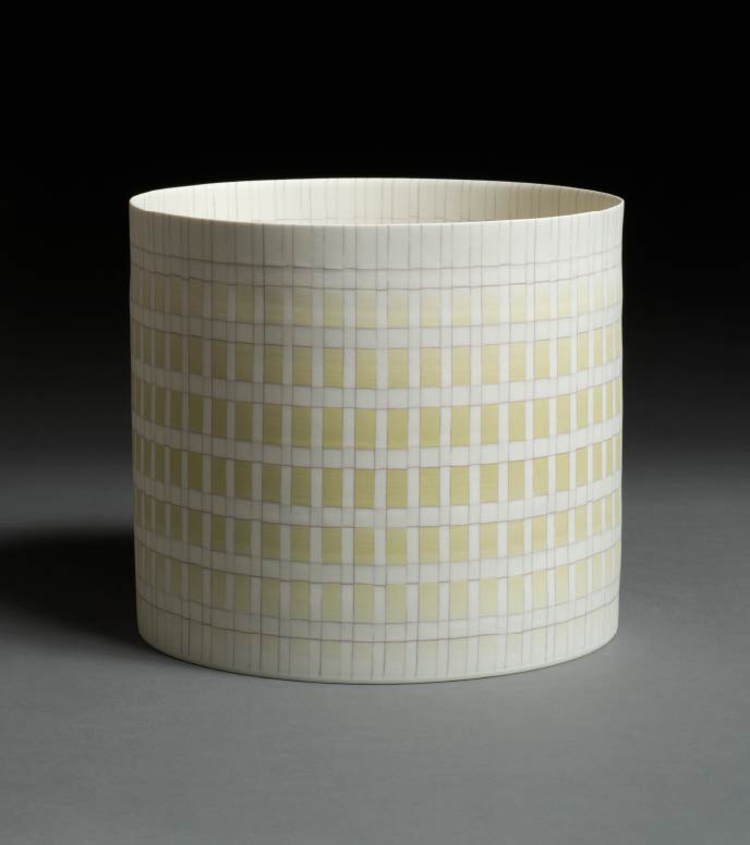Yellow Grid Gradient by Lotte Westphael